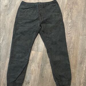 American Eagle Men's Olive Black Camo Jogger Pants Large